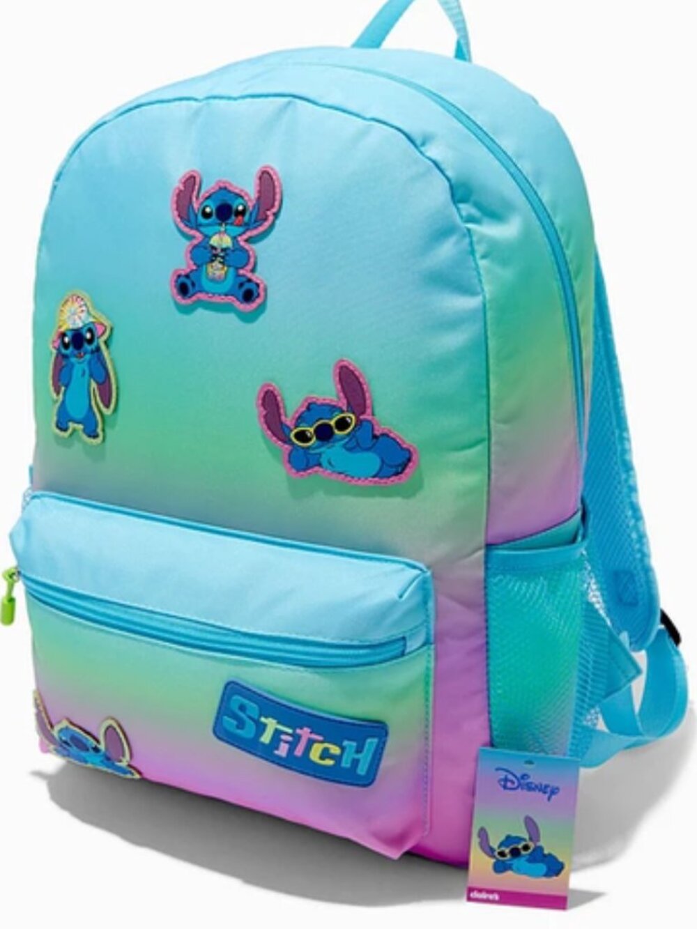 Disney Stitch Claire's Exclusive Backpack NWT